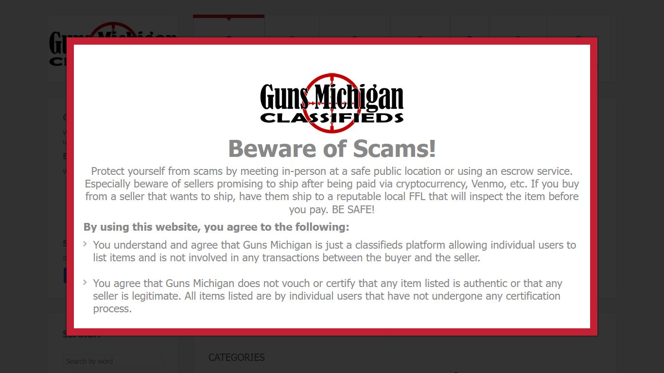 Guns Michigan FREE Classifieds | Buy Sell Trade Firearms in MI